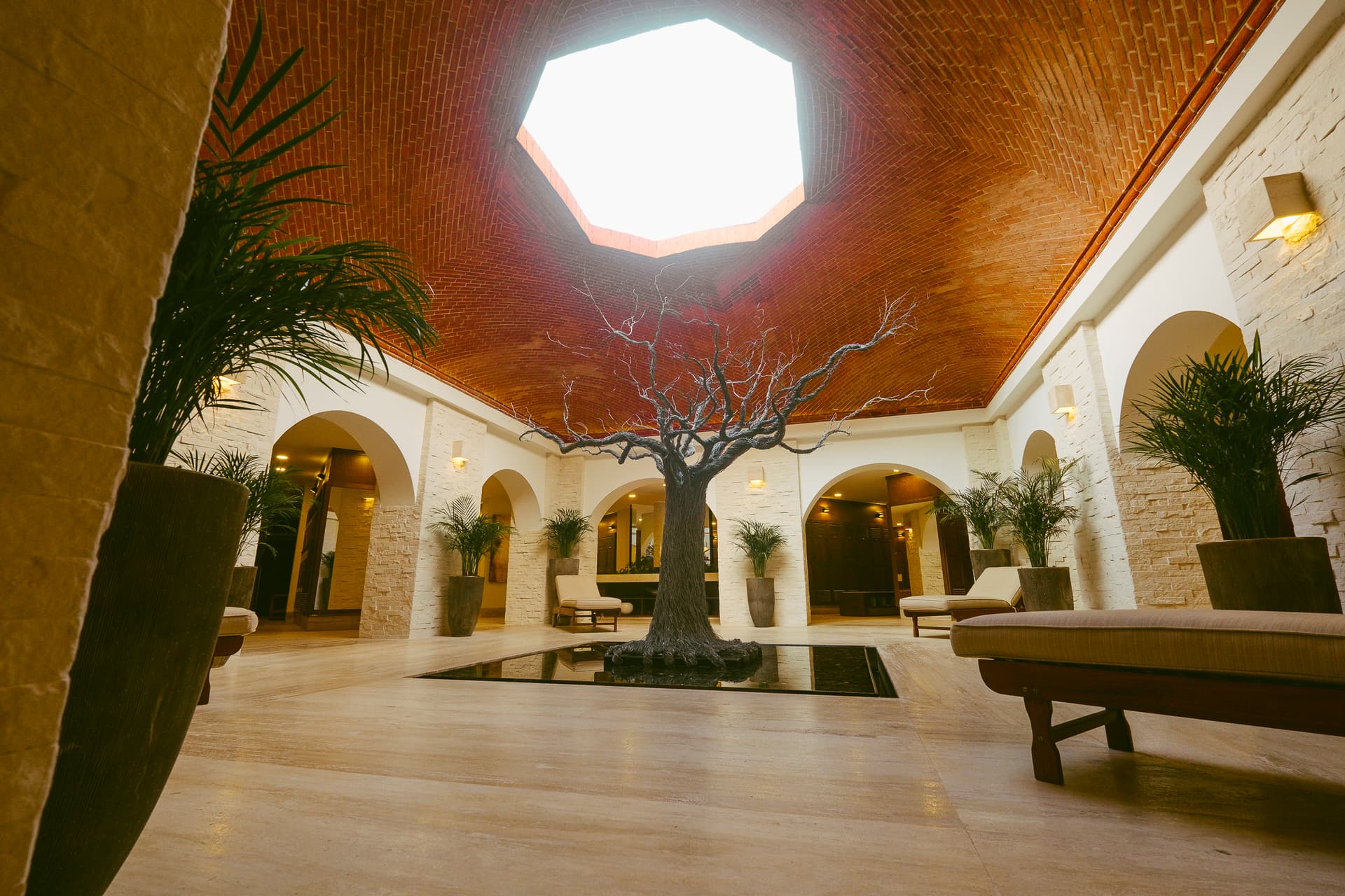 Vestidores y spa