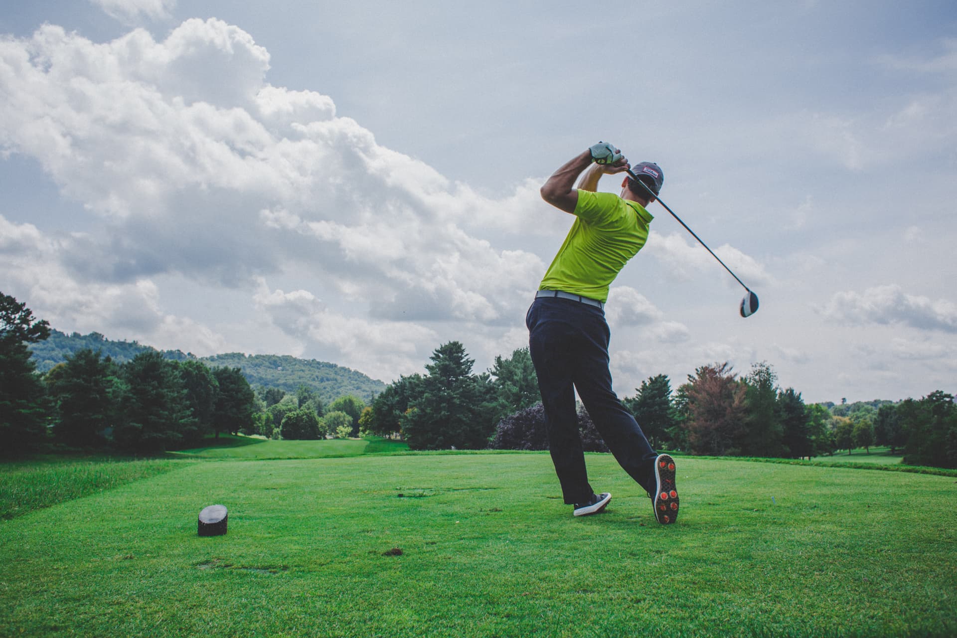 Members playing the course
